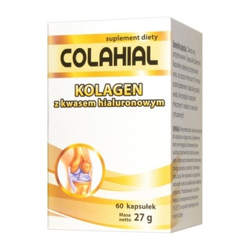 Colahial kolagen z kwasem hialuronowym, 60 kaps.