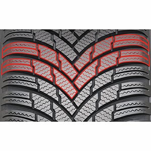 4x Firestone Winterhawk 4 215/60R17 96H
