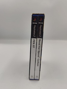 НАБОР «ФУТБОЛ И ГОНКИ» PS2 NFS CARBON, НОВЫЙ В ФОЛЬГЕ