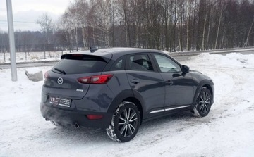 Mazda CX-3 Crossover 1.5 SKY-D 105KM 2015 Mazda CX-3 1.5D 105KM AWD 4x4 LED Automat Skora Kamera Oryginalne szyby, zdjęcie 6