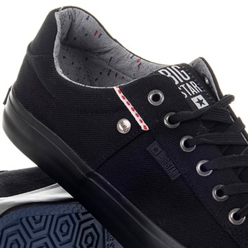 Trampki BIG STAR Męskie Buty niskie czarne 42