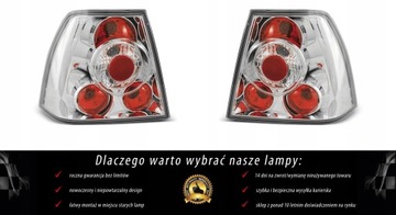 SVĚTLA ZADNÍ DO VW BORA 98-05 SKŘÍŇKA LEXUS STYLE