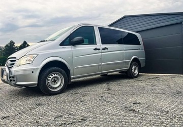 Mercedes Vito W639 Kombi Facelifting 116 CDI 163KM 2014 Mercedes-Benz Vito Bezwypadkowy, Serwisowany, Zarejestrowany, 4x4, 8 osobo, zdjęcie 4