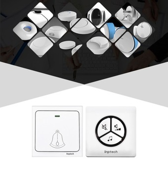 БЕСПРОВОДНОЙ НАРУЖНЫЙ ДВЕРНОЙ ЗВОНОК БЕЗ АККУМУЛЯТОРА LINBELL G1 ВОДОНЕПРОНИЦАЕМЫЙ IPX7