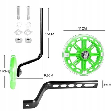 БОКОВЫЕ КОЛЕСА ДЛЯ ДЕТСКОГО ВЕЛОСИПЕДА ВЕЛОСИПЕДНЫЕ КОЛЕСА С ОСВЕЩЕНИЕМ ДЛЯ ОБУЧЕНИЯ ЕЗДЫ