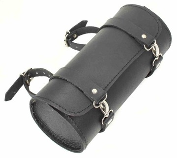 ЧЕХОЛ-КАРАНДАШ, РУЛОН НАЛ, НАТУРАЛЬНАЯ ГЛАДКАЯ КОЖА, ЧЕРНЫЙ