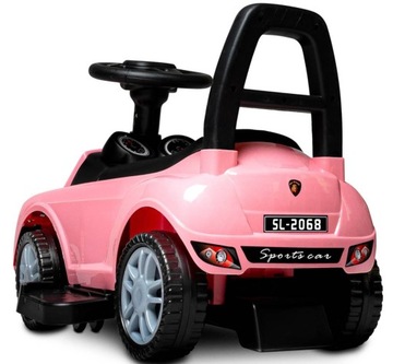 Спортивный внедорожник LAMBO с толкачом со ЗВУКАМИ, ХРАНЕНИЕМ, светодиодными фонарями