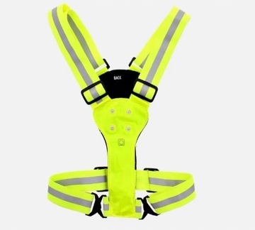 Светоотражающий светодиодный жилет безопасности