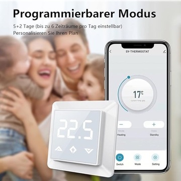 IOLLOI WIFI ЦИФРОВОЙ ТЕРМОСТАТ T5E-WF 16A РЕГУЛЯТОР