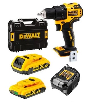 AKUMULATOROWA WIERTARKO-WKRĘTARKA 18V DeWalt DCD708D2T 2 x 2Ah WALIZKA