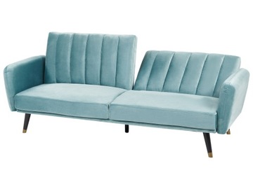 KANAPA ROZKŁADANA SOFA Z FUNKCJĄ SPANIA WELUROWA