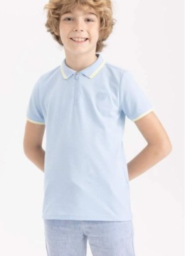 DEFACTO KOSZULKA CHŁOPIĘCA NIEBIESKA 128-134CM P6A