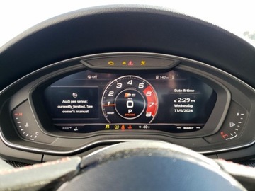 Audi A5 F5 S5 Cabrio 3.0  354KM 2018 Audi S5 Coupe Prestige 2018 3.0l 3.0 Benzyna 354KM, zdjęcie 9