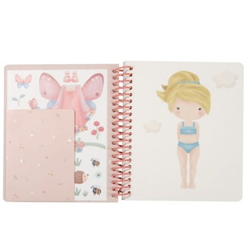 Книга-стикер LITTLE DUTCH Роза и друзья одеваются