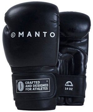 Manto RĘKAWICE BOKSERSKIE Impact czarne 16oz