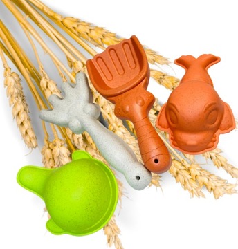 Песочные игрушки, набор песочницы, ведро, формочки, лопатка.