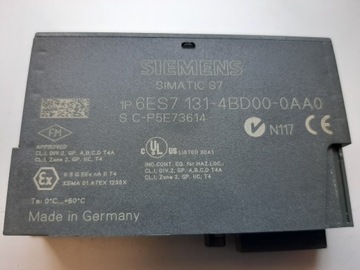 SIEMENS ET 200S MODUŁ WEJŚĆ 6ES7 131-4BD00-0AA0