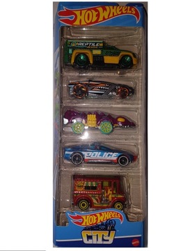 HOT WHEELS Pięciopak 5-PAK Samochody auta Hot Wheels CITY HTV39