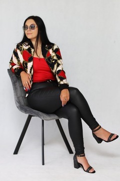 ЛЕГКИЙ СВИТШОТ-БОМБЕР С ПРИНТОМ