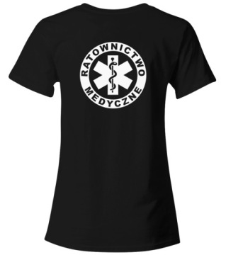 ЖЕНСКАЯ РУБАШКА ПАРАМЕДИКА ЧЕРНАЯ - XL