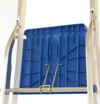 ОТДЕЛЬНО СТОЯЩАЯ АЛЮМИНИЕВАЯ ЛЕСТНИЦА 178 СМ, 4 СТУПЕНИ + ПЛАТФОРМА