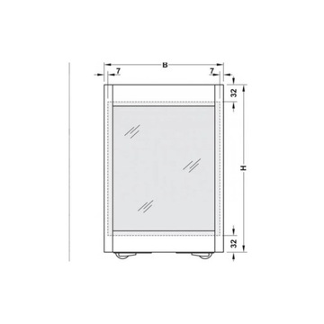 System do drzwi przesuwnych MAGIC2 FRAME 1100 Wysokość skrzydła 2600 mm 15-