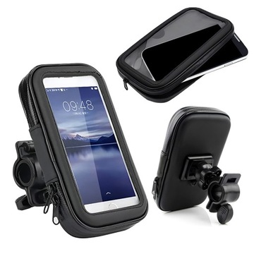 WODOODPORNY UCHWYT ROWEROWY NA TELEFON GPS ETUI NA KIEROWNICĘ POKROWIEC