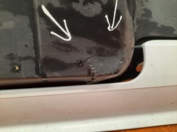 MERCEDES ACTROS MP4 11- ГЛУХАЯ РЕШЕТКА ПЕРЕДНЕГО БАМПЕРА A9608856301