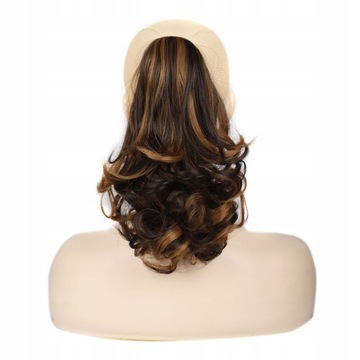 DOCZEPIANY KUCYK kitka 30cm NATURALNE kolory