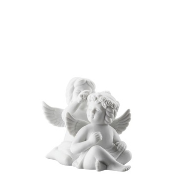Para aniołów małych z kwiatami Rosenthal