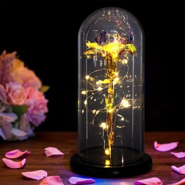 Вечная роза в стекле, подарок учителю в конце учебного года.