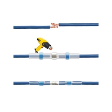 НАБОР ТЕРМОУСАДОЧНЫХ СОЕДИНИТЕЛЕЙ С ЖЕСТЯНОЙ РУБАШКОЙ 55