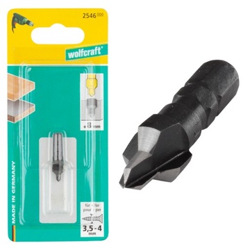 WOLFCRAFT FREZ WIERTŁO POGŁEBIACZ POD WKRĘTY 4/10
