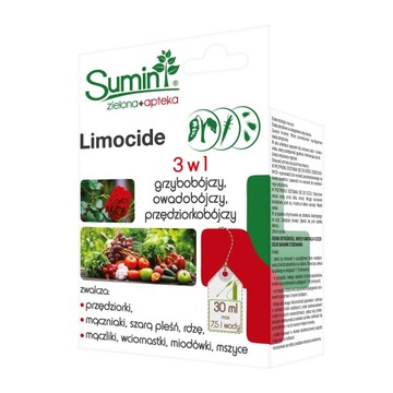 Limocide 3w1 zwalcza Owady Przędziorki 30 ml Sumin