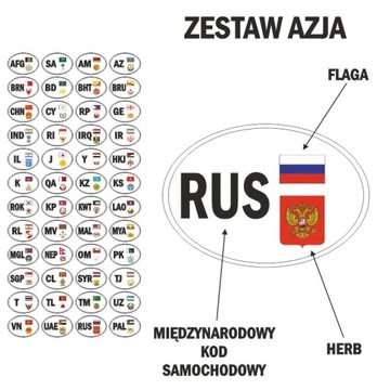 Наклейки на багажник, мотоцикл, страны, флаг, герб