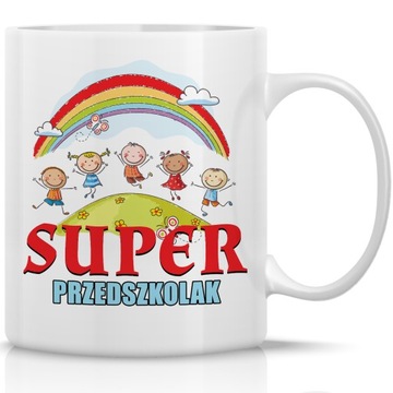 KUBEK dla PRZEDSZKOLAKA do Szkoły Prezent Wzory