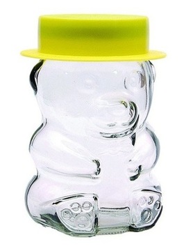 Słoik 280ml NIEDŹWIADEK Z NAKRĘTKĄ i kapeluszem NIEDŹWIADEK z KAPELUSZEM