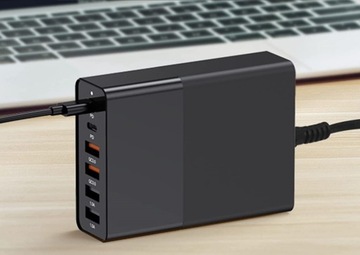 МНОГОПОРТОВОЕ ЗАРЯДНОЕ УСТРОЙСТВО 6USB 2xQC3.0 2xPD 80 Вт