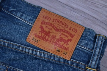 LEVIS 511 Męskie Spodnie Jeansowe Jeansy W30 L32