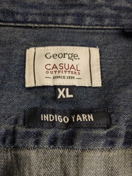 GEORGE Cool Denimová TRIČKO INDIGO veľ XL