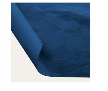 NIEBIESKA BIBUŁA GŁADKA ARKUSZ B2 KREPINA OZDOBNA