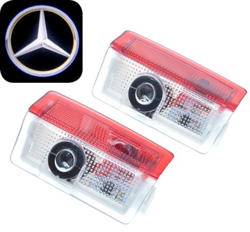 Projektor LED Logo HD Premium Mercedes W212 W213 W205 GLE GLC GLA A klasa
