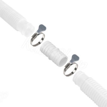 СОЕДИНИТЕЛЬ Муфтовый соединитель для труб бассейна Bestway Intex 32 мм + ЗАЖИМЫ