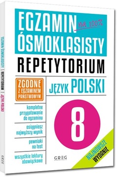 Egzamin ósmoklasisty POLSKI Repetytorium GREG 2024