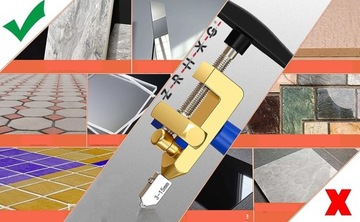 РУЧНОЙ РЕЗАК 2В1 ДЛЯ ДОМАШНЕЙ ОКОННОЙ СТЕКЛЯННОЙ ПЛИТКИ DIY + 3 ЛЕЗВИЯ