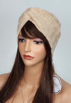 Повязка на голову полутюрбан, различные тюрбаны Eva Design на зиму.