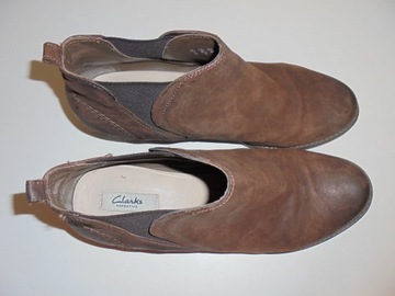 Skórzane buty firmy Clarks. Rozmiar 41.