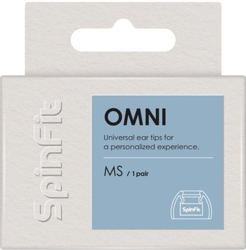 SpinFit OMNI - Profesjonalne nakładki do TWS i IEM - Następca CP360 - MS