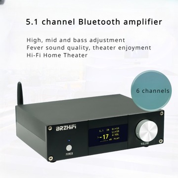 BRZHIFI A600Y 5.1-kanałowy odtwarzacz Bluetooth