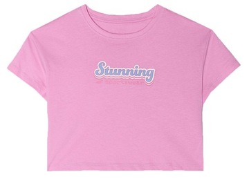 Летняя футболка для девочек 4F F1151, укороченный топ из хлопка 164.